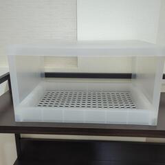 収納ラック＋プラスチックケース　の画像