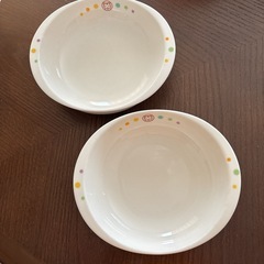しまじろうのカレー皿2枚の画像