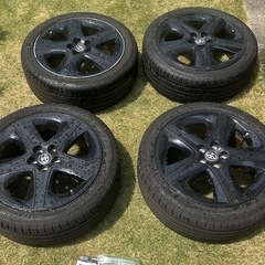 おまけ付き 50プリウス 純正ホイール ブラックエディション 4本セット