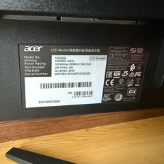 Acer ゲーミングモニター KG251Qbmiix 24.5インチの画像