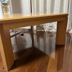 【8/24〆まとめてで無料】こたつ付きローテーブルの画像
