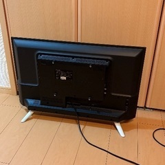 【中古品】32V型液晶テレビ　オレンジ色の画像
