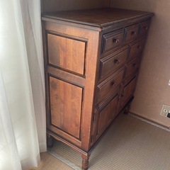アンティーク調 キャビネット 収納家具の画像