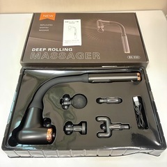 決まりました　筋膜リリースガン 背中まで届く ６段三つのモード 強力振動　パワフル 最大3800回転/分 4種類アタッチメント　(ブラック)の画像