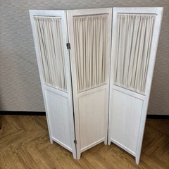 木製　パーテーションの画像