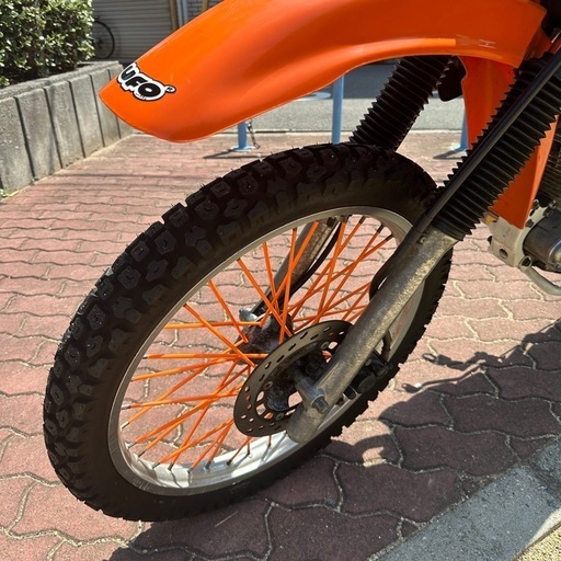 ジェベル125 → 200ccエンジン換装・カスタム多数・現状不動（ジャンク