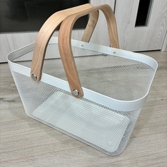 【美品】IKEA RISATORP バスケット フランフラン 無印良品 白の画像