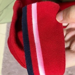 訳あり Lacoste 赤 ポロシャツ 半袖の画像