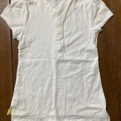 ポロシャツ 白 半袖 130-140 Gap 綿の画像