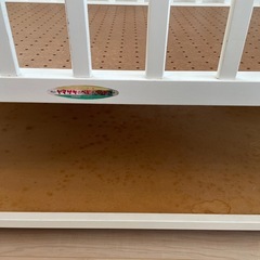 ベビーベッド　ホワイトの画像