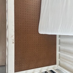 ベビーベッド　ホワイトの画像