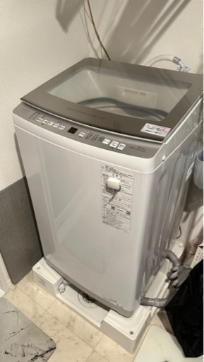 【10/2 文京区春日にてお渡し】AQUAアクア 洗濯機  8.0キロ　2022年製