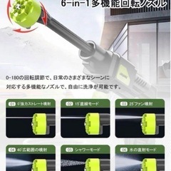 高圧洗浄機　コードレスの画像