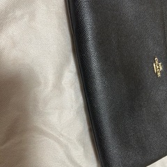 COACH コーチ ダルシースウィングバッグ ショルダーバッグ 斜め掛け レザー ポシェット ポーチ付き ブラック 黒 の画像