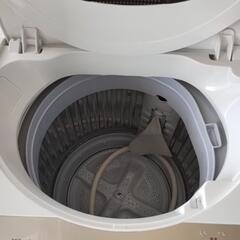 シャープ製の全自動電気洗濯機（1ヶ月動作保証付き）「ES-GE6D-T」の画像