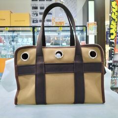 【HERMES】　エルメス　トワルアッシュ　ペットキャリーバッグの画像