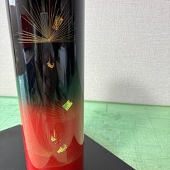 輪島塗り 漆芸花器の画像