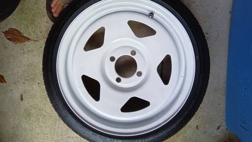 値下げ(新同)TC01ホイール+165/45/15タイヤ4本セット　値引きあり