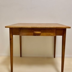 【美品•オシャレ】niko and …ビンテージ風 デスク&チェア セットの画像