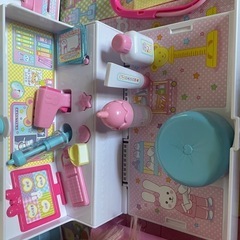 メルちゃんお世話(病院？)セットの画像