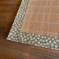 値下げしました　玄関マット　竹ラグ　1190✖️70の画像