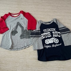 おまとめ　子供服　七分袖カットソー5枚セットの画像