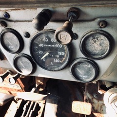 三菱ジープ J58 部品取り車 丸車での画像