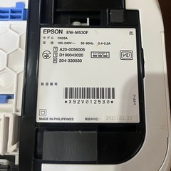 EPSON プリンター　EW-F530Mの画像