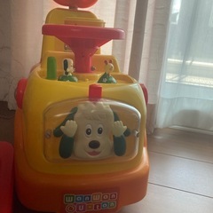 足蹴り車　手押し車　わんわん　　　　　　の画像