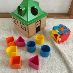 IKEA MULパズルボックス木製知育玩具の画像