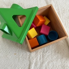 IKEA MULパズルボックス木製知育玩具の画像
