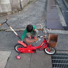 People ピープル 自転車 補助輪付き 三輪車の画像