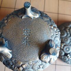 真鍮銅幕末時代作者銘香炉の画像
