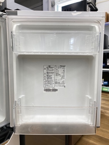 【トレファク高槻店】安心の6ヶ月間保証！取りに来れる方限定！Hisense（ハイセンス）の2ドア冷蔵庫のご紹介です！