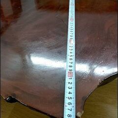 欅一枚板ローテーブルの画像