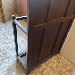 大正時代　傘立てコートハンガー/帽子掛け/衝立ミラー▼鏡スンド洋館家具大正浪漫 　の画像