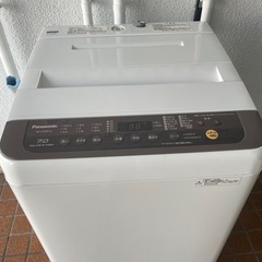 Panasonic 7kg洗濯機 2019年製.動作確認済みの画像