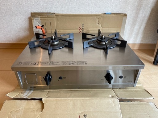 リンナイ 2口Vamo. ガスコンロ【プロパン専用】