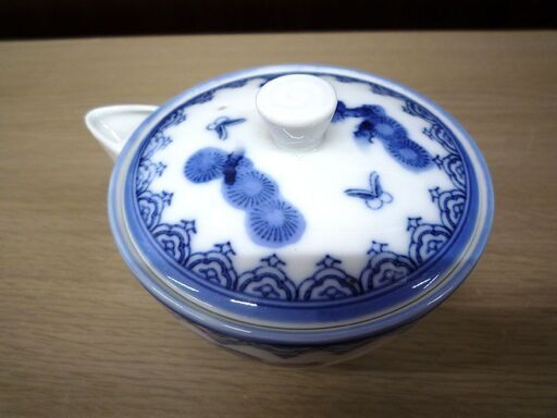 茶器揃 畑萬陶苑 角萬印 唐子絵 宝瓶 湯冷まし 湯呑 作不明茶卓 中古 苫小牧西店