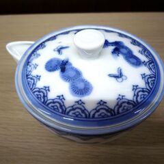 茶器揃 畑萬陶苑 角萬印 唐子絵 宝瓶 湯冷まし 湯呑 作不明茶卓 中古 苫小牧西店の画像