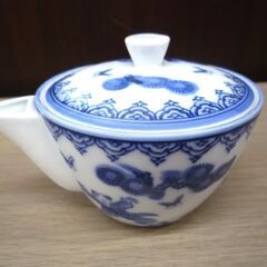 茶器揃 畑萬陶苑 角萬印 唐子絵 宝瓶 湯冷まし 湯呑 作不明茶卓 中古 苫小牧西店の画像
