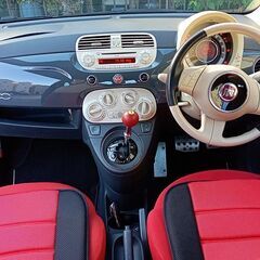 ★車検R8/2★車検付きですぐに乗って帰れるフィアット500★ツインエアターボ！格安です。の画像