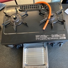 K2508-192 Rinnai ガステーブル KG34NBKR 2020年製 LPガス用 動作確認済み 中古美品の画像
