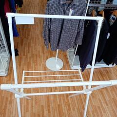 【リユースのサカイ八街店】★ジモティ割あり★ 洗濯物ハンガー　ホワイト　クリーニング済　YJ7388の画像