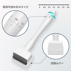 ZIREE マイクロニードルスタンプ 140ニードル 【針長0.25〜3mm調整可能】 頭皮ケア 美肌 薄毛 毛穴ケア スカルプケア 男女兼用 正規品の画像