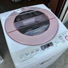 【動作保証あり】SHARP シャープ 2016年 ES-GV80R-P 8.0kg 全自動洗濯機 インバーター【管理KRS791】の画像