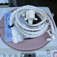 【動作保証あり】SHARP シャープ 2016年 ES-GV80R-P 8.0kg 全自動洗濯機 インバーター【管理KRS791】の画像
