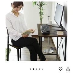 DORIS  デスクチェアセット　の画像