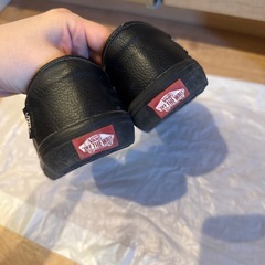VANS 20cm 黒キッズシューズの画像