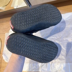 VANS 20cm 黒キッズシューズの画像